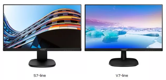 Bild: Zuverlässige Leistung trifft auf guten Preis: Philips S-line- und V-line-Displays