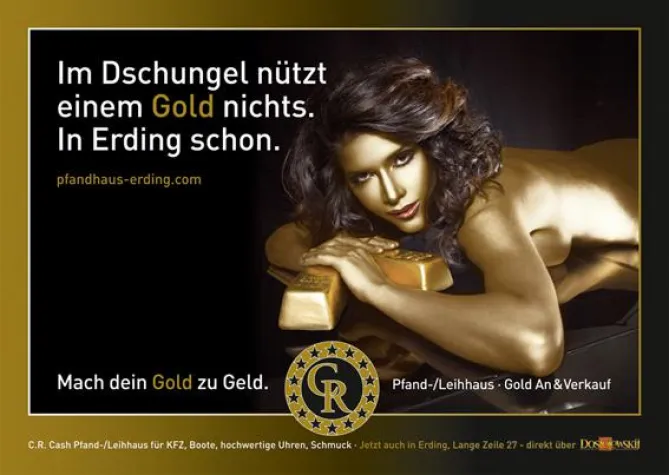 Bild: K_05 vergoldet Micaela Schäfer