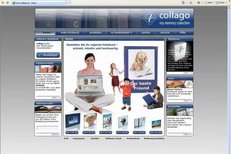 Bild: Neuer Fotobuch-Service Collago