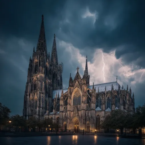 Kölner Dom installiert vollautomatisches Gewitter-Warnsystem zum Personenschutz Bild: Kölner Dom installiert vollautomatisches Gewitter-Warnsystem zum Personenschutz