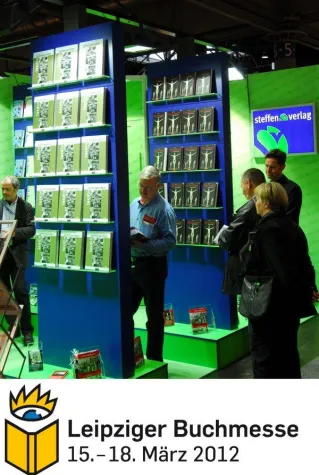 Bild: Der Steffen Verlag auf der Leipziger Buchmesse 2012