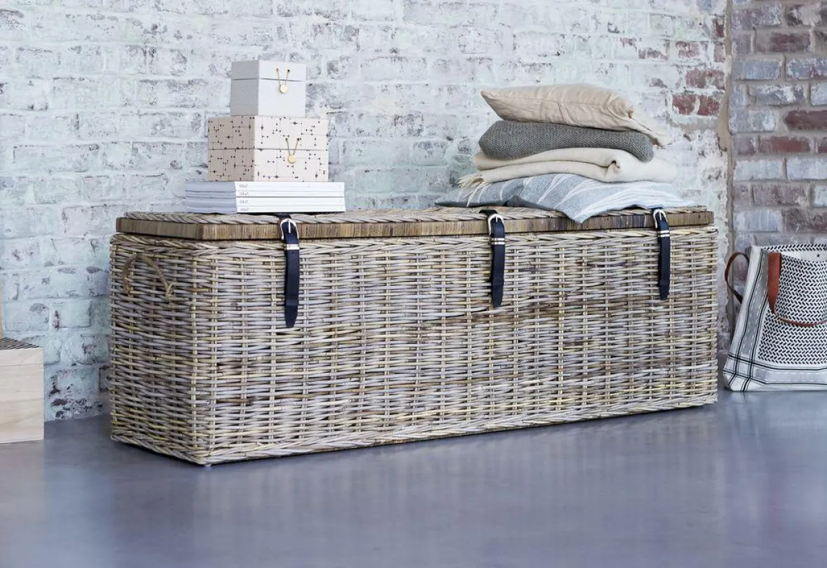 Truhe aus Rattangeflecht, Kubu, 279?