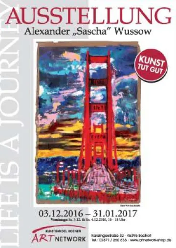 Bild: Sascha Wussow - LIFE IS A JOURNEY - Kunstausstellung in Bocholt
