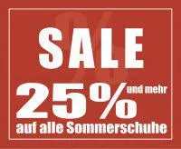 Bild: Sommer-Sale: Jetzt alle Sommerschuhe im Sale um 25% reduziert bei SCHUH-Germann