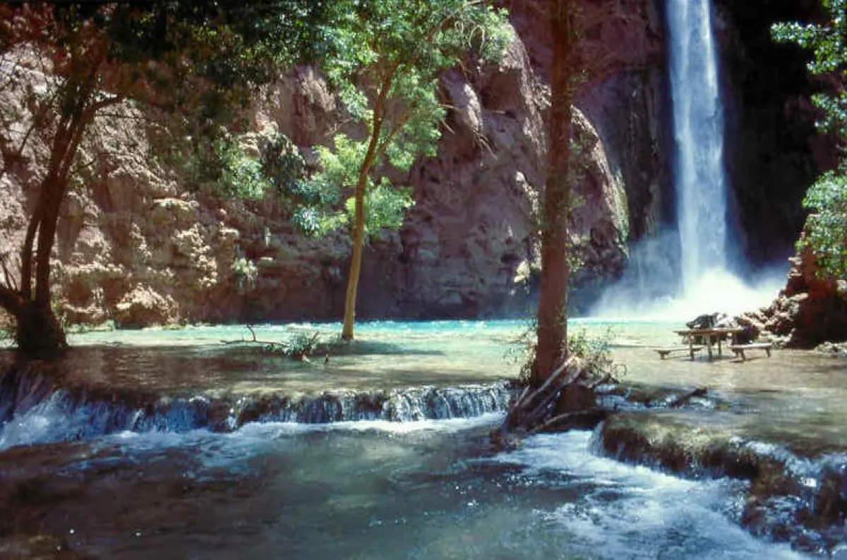 die schönsten Wasserfälle im Grand Canyon, die HAVASU-Falls