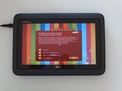 Bild: Liaisony spielt auf dem - DELL Inspiron 1090 - TablePC
