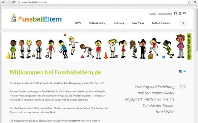 Portal für die Eltern von Fußballkindern Bild: Portal für die Eltern von Fußballkindern