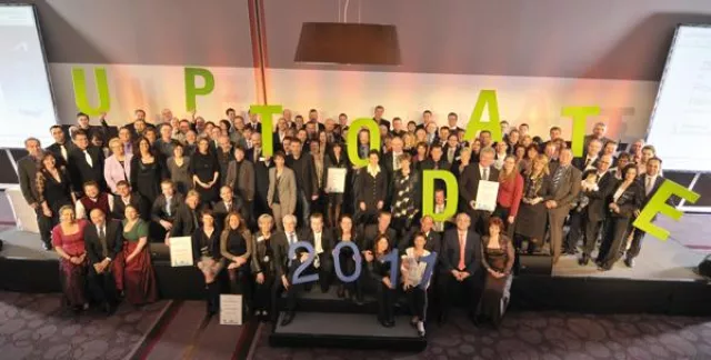 Bild: Prof. Dr. Hoppe bei den UPTODATE-Unternehmertagen in Bremen