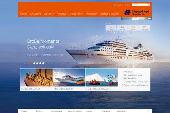 Bild: Mit Blick auf den Horizont. Elephant Seven gestaltet Online-Präsenz von Hapag-Lloyd Kreuzfahrten neu