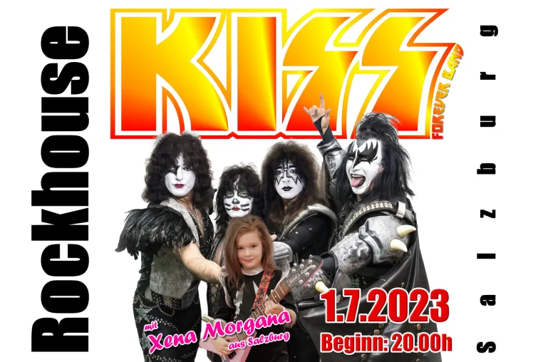 Bild: Salzburg bereitet sich auf ein legendäres Rockkonzert vor - Xena Morgana tritt mit der KISS Forever Band auf