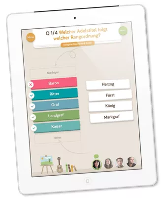 Bild: Neues Spiel für Besser-Quizzer: „9inLine“ Quiz App für iPad, iPad mini, iPhone 4,5 & 6.
