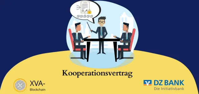 Bild: Die XVA Blockchain GmbH und die DZ BANK erneuern ihren Kooperationsvertrag