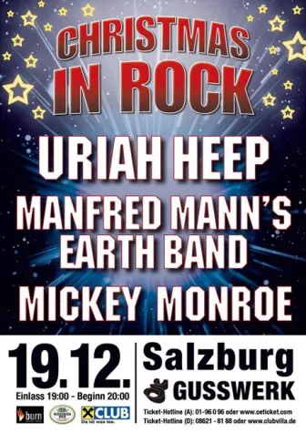 Bild: Mickey Monroe rockt mit Uriah Heep und Manfred Mann´s Earth Band