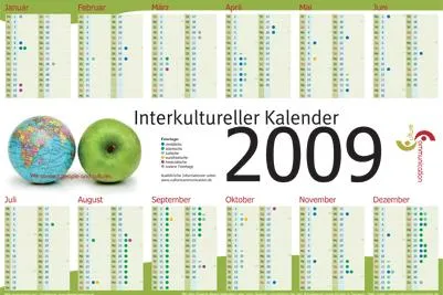 Bild: Interkultureller Kalender 2009 und 100 Schuluniformen für Kinder in Tansania