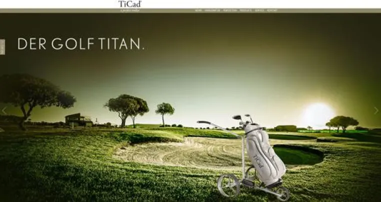 Bild: Premium-Golftrolleys von TiCad®: feinste Handarbeit made in Germany