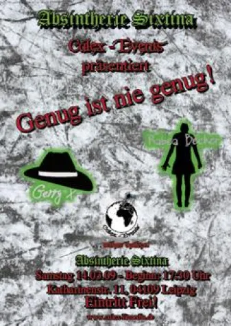 Bild: Genug ist nie genug - Gerry X & Rabea Becker am 14.03.09 in Sixtina / Leipzig