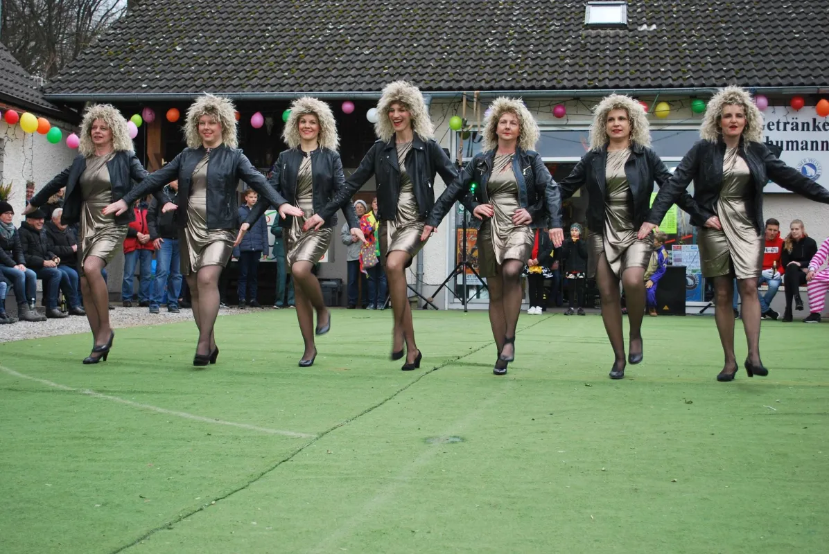 Dellnhauser Showdamen beim Dellnhauser Dorffasching 2019