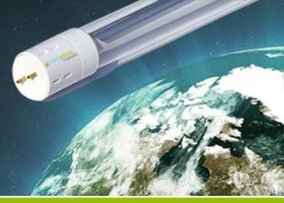 Bild: Bis zu 60% Stromkosten bei Beleuchtung sparen und CO²Ausstoß reduzieren - T5 Energiesparröhre für T8 Fassungen