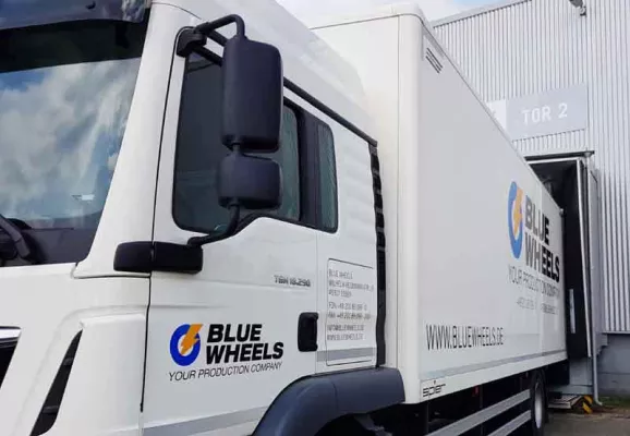 Bild: Blue Wheels Veranstaltungstechnik rollt mit optimiertem Fuhrpark an