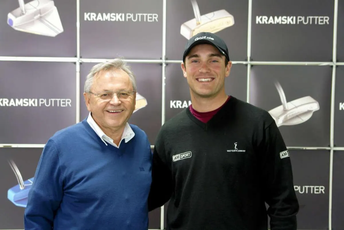 Wiestaw Kramski und Florian Fritsch in der Putting Academy