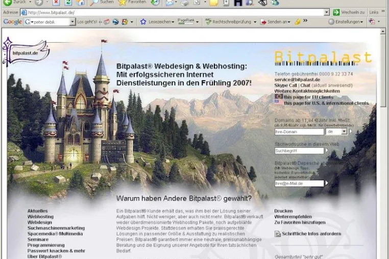 Bild: Bitpalast kritisiert Microsoft Expression Web