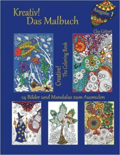 Bild: Mit dem neuen Malbuch für Erwachsene „Kreativ! Das Malbuch“ kreativ entspannen
