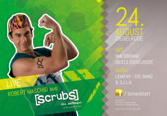 Bild: US-Sternchen Rob Maschio aus "Scrubs" auf Europa-Tour