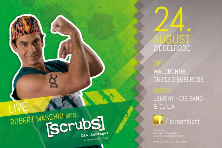 Bild: US-Sternchen Rob Maschio aus "Scrubs" auf Europa-Tour