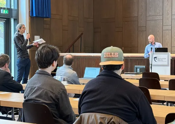 Forschungstag 2025 an der Hochschule: Austausch, Vernetzung und Einblicke in aktuelle Projekte Bild: Forschungstag 2025 an der Hochschule: Austausch, Vernetzung und Einblicke in aktuelle Projekte