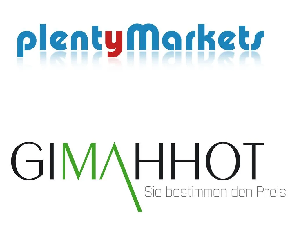 plentyMarkets und Gimahhot Logos