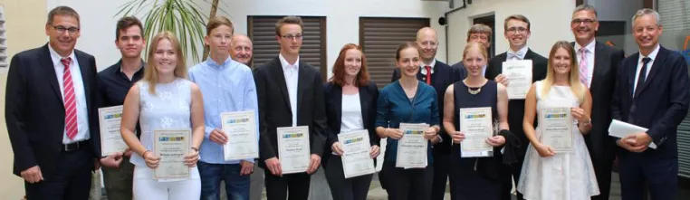 Bild: Verleihung des Gymnasialpreises der Stiftung Nachwachsender Rohstoffe