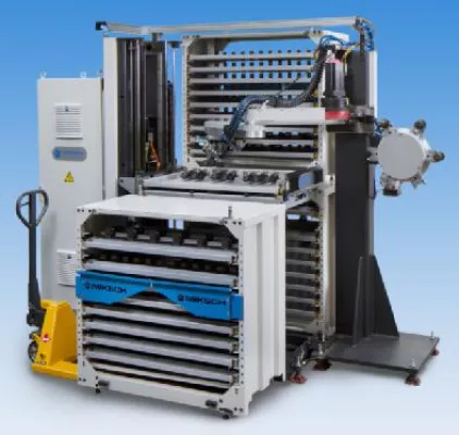 Bild: Neu entwickeltes Regalmagazin für eine effiziente Fertigung