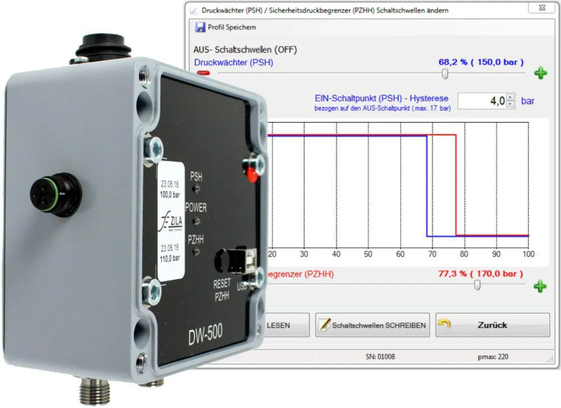 Geräteparameter über PC-Software einstellen