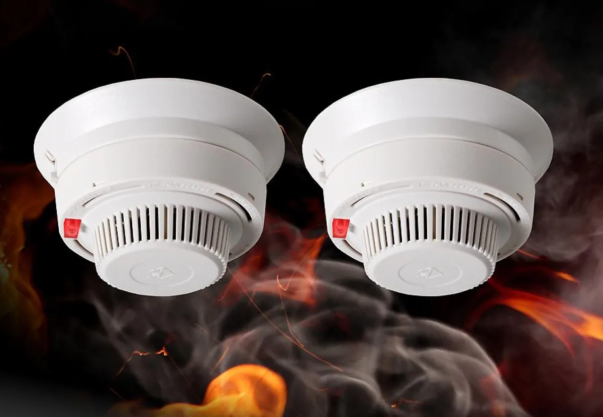 Neues Zubehör für die Olympia Protect 5080: Der Rauchmelder warnt zuverlässig bei Brandgefahr.