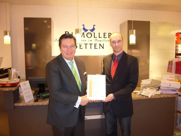 Bild: Rumöller Betten ist zertifiziert