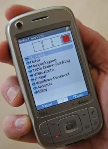 Passwörter und PINs auf dem Handy immer sicher dabei Bild: Passwörter und PINs auf dem Handy immer sicher dabei