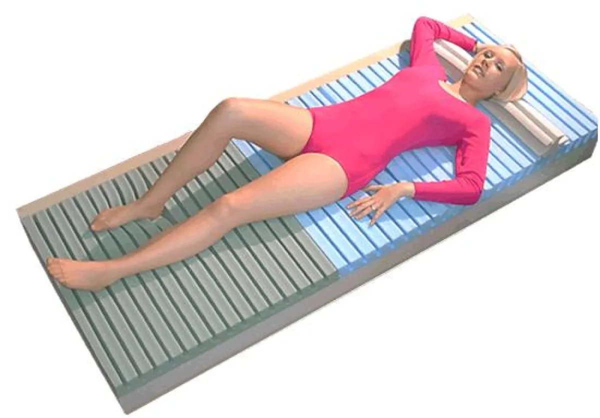 Ein Drittel seines Lebens verbringt der Mensch im Bett. Diese Zeit sollte intensiv zur Regeneration, Entlastung der Wirbelsäule un