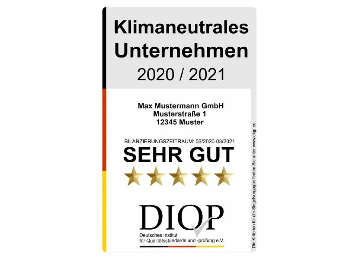 Klimaneutrales Unternehmen