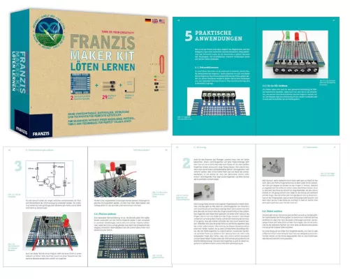 Bild: FRANZIS: Maker Kit - Löten lernen - ohne Vorkenntnisse zu ersten Elektronik-Projekten