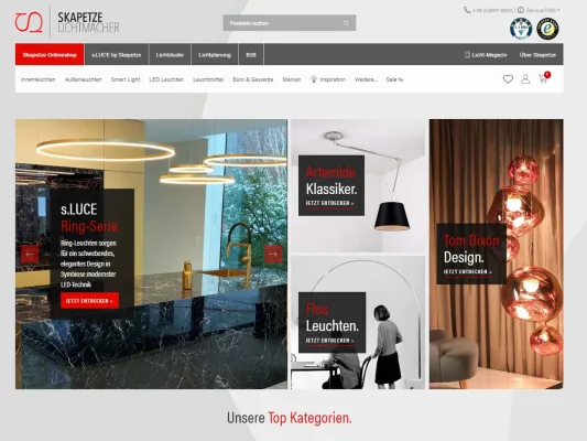 Bild: Skapetze Online-Shop präsentiert sich in völlig neuer Optik