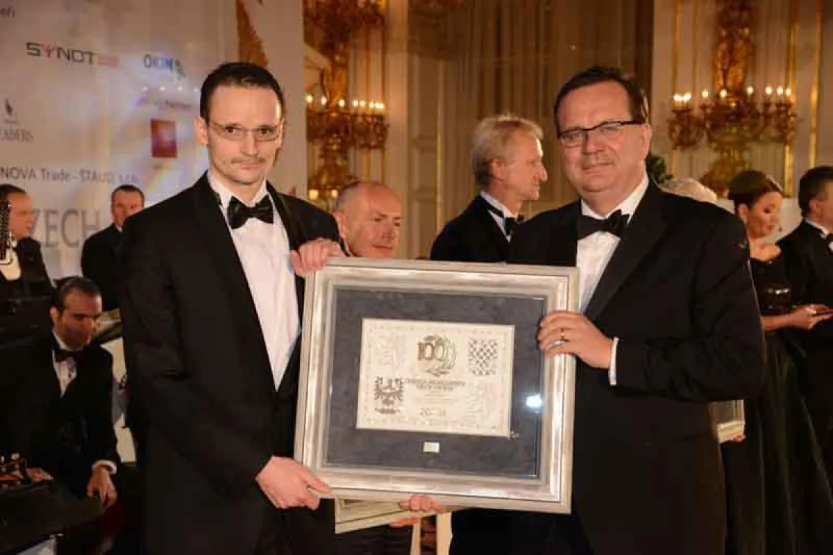 Übergabe des „Czech 100 Best“ Award an MILOS  (Foto: MILOS)