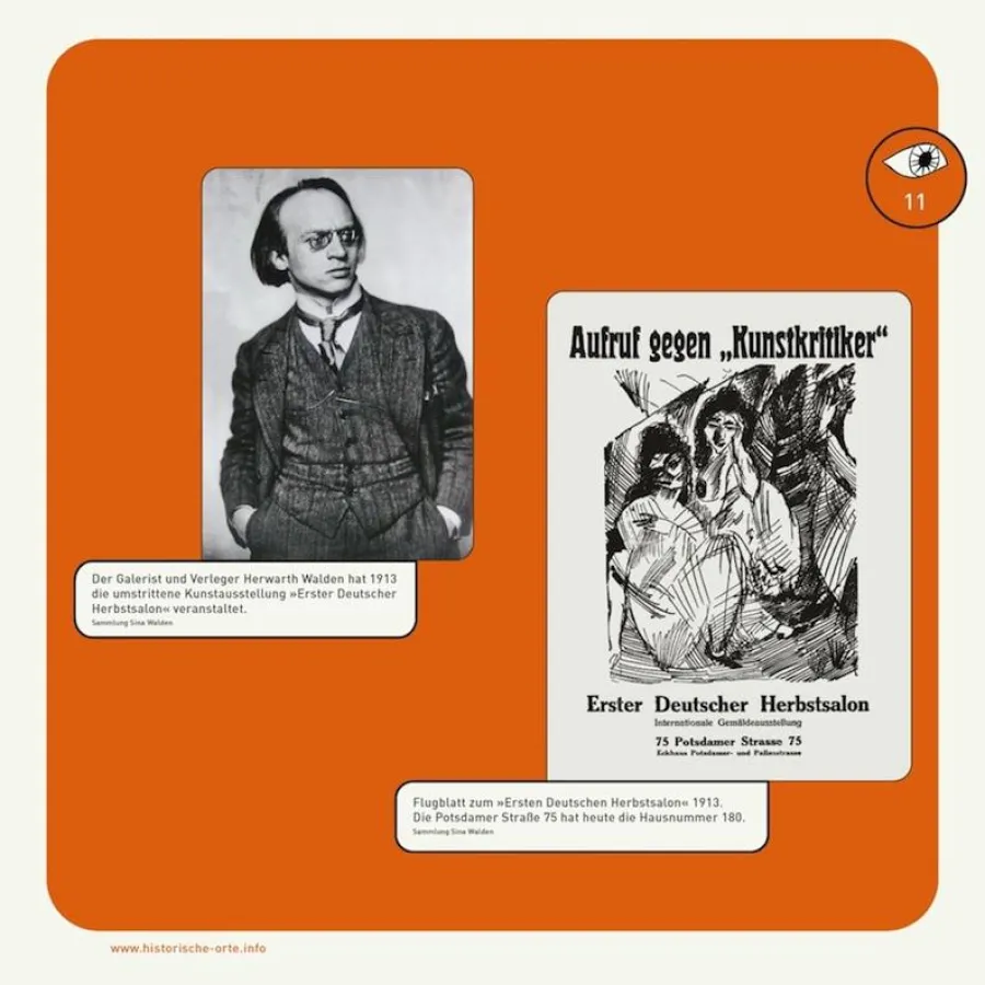 Station der Moderne - Historische Orte Tafel 11 - Bezirksamt Tempelhof-Schöneberg