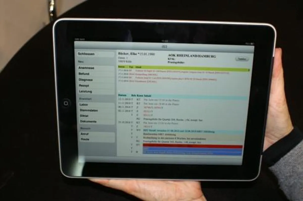 Intuitiv bedienbar: die neue iPad-App der GUS