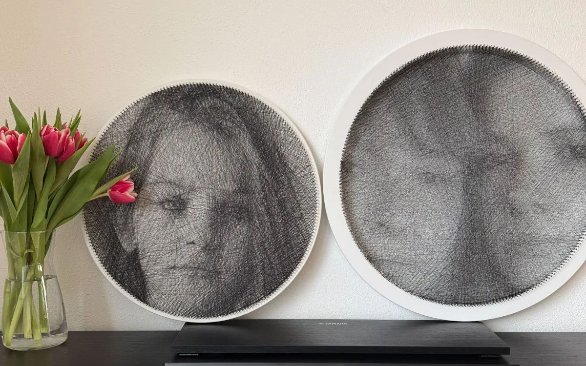 Personalisierte String Art von Spatar als kreatives DIY-Projekt (© Spatar / Fuel Wood Spatar GmbH)