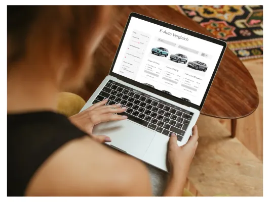 Bild: Deutschlands ersten digitalen und interaktiven E-Auto-, Wallbox- und Ladekarten-Vergleiche.