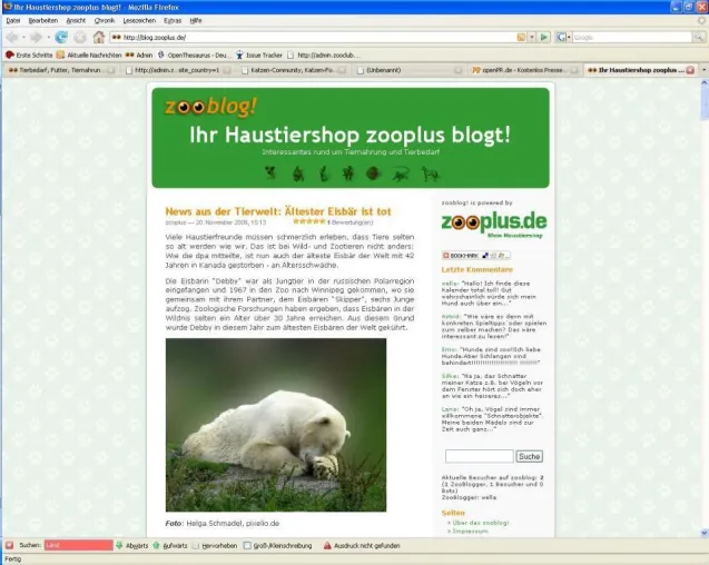 zooplus - Tierische Infos und Gratisaktionen im zooblog Bild: zooplus - Tierische Infos und Gratisaktionen im zooblog
