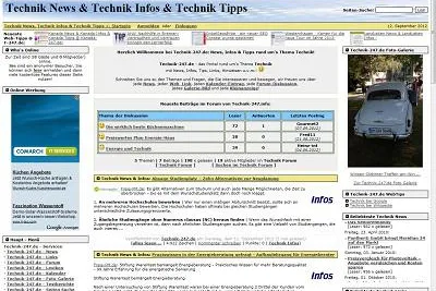 Bild: Relaunch von Technik-247.de erfolgreich