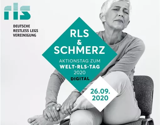 Bild: RLS und Schmerz: Aktionstag zum Welt-RLS-Tag 2020 DIGITAL am 26.09.2020 um 10 Uhr