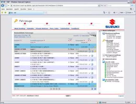 Suzuki führt neuen webgestützten Verkäuferarbeitplatz erfolgreich im Händlernetz ein Bild: Suzuki führt neuen webgestützten Verkäuferarbeitplatz erfolgreich im Händlernetz ein