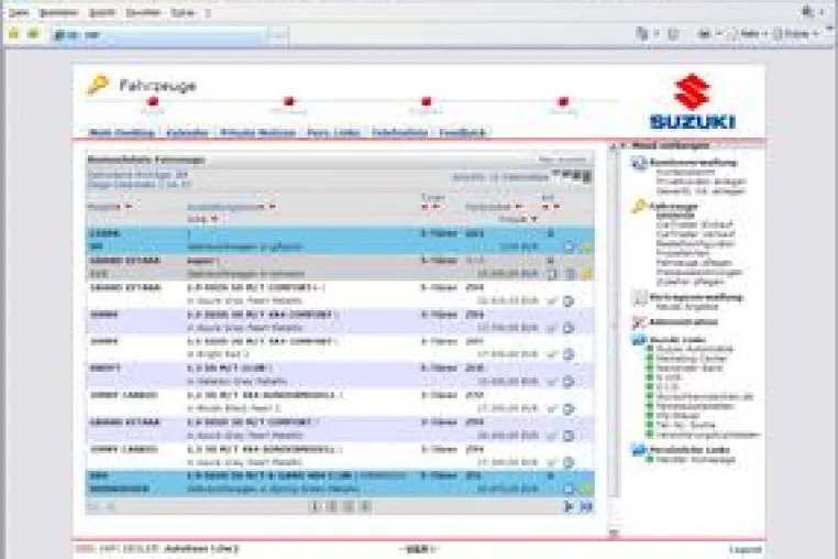 Bild: Suzuki führt neuen webgestützten Verkäuferarbeitplatz erfolgreich im Händlernetz ein